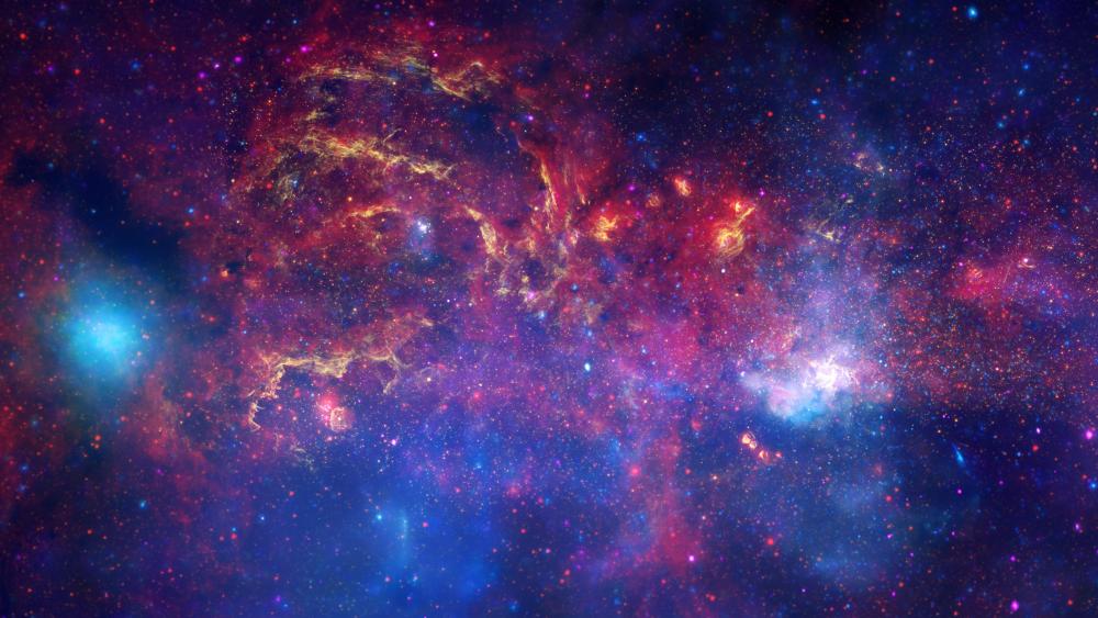 Hubble & Great Observatories Examine the Galactic Centre Region wallpaper