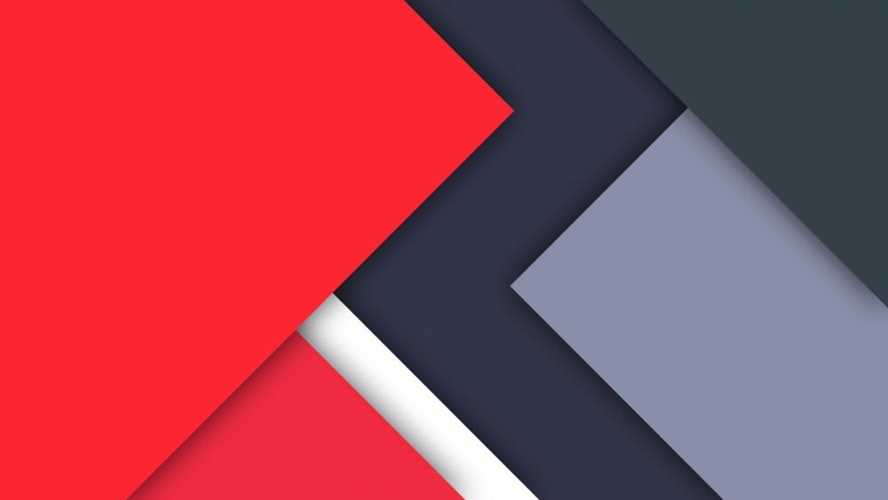 Red and grey material design wallpaper