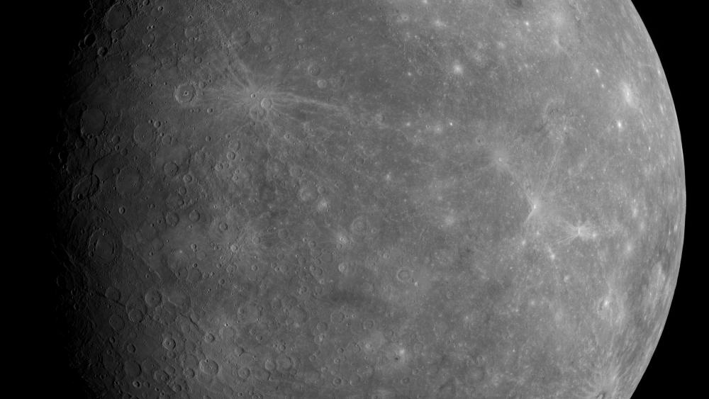 MESSENGER First Photo of Unseen Side of Mercury wallpaper