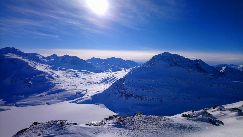 French Alps wallpaper