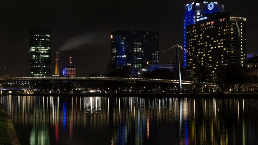 Frankfurt City Lights wallpaper