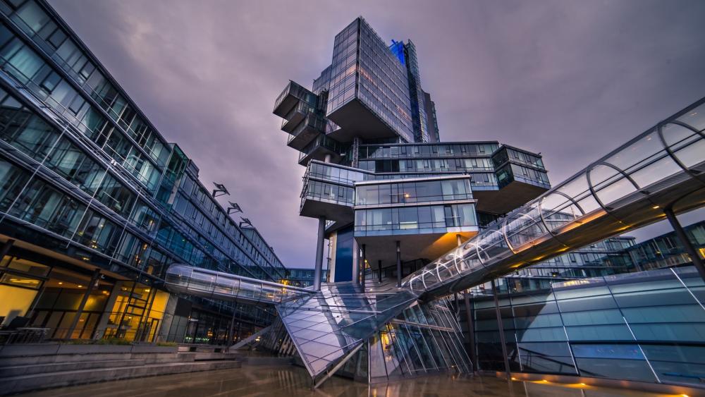 Modern architecture in Hannover wallpaper