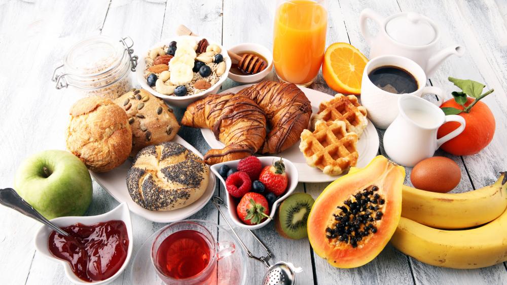 Full breakfast wallpaper