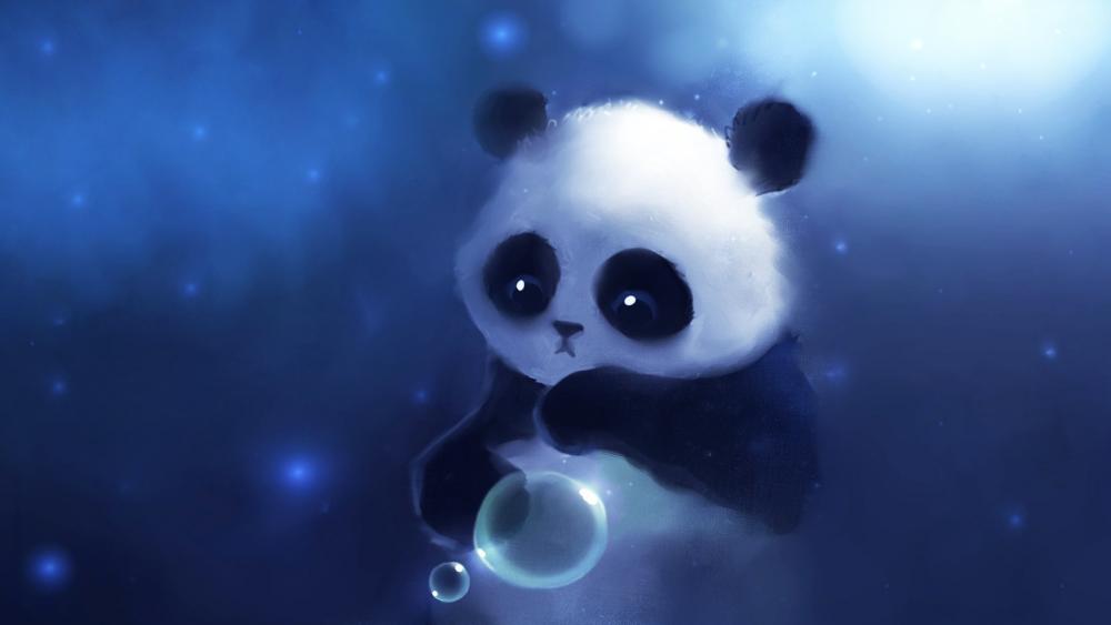 Anime panda wallpaper