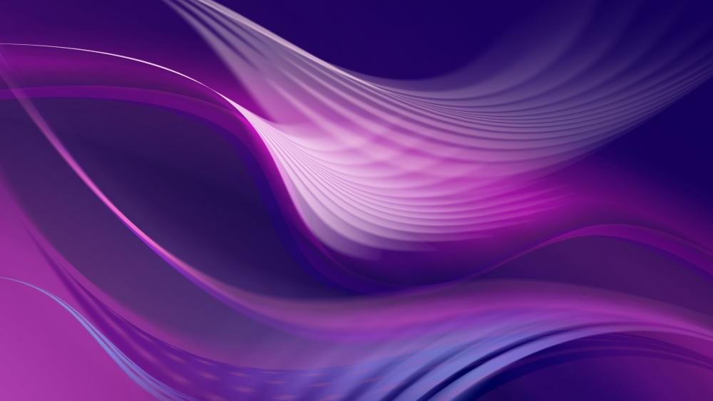 Purple waves wallpaper - backiee