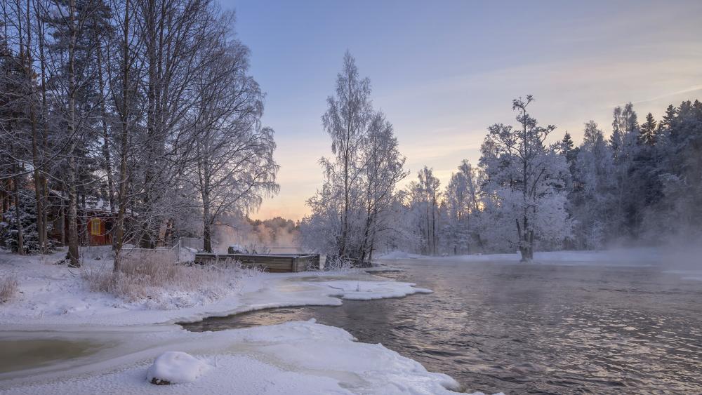 Kymi river (Finland) wallpaper