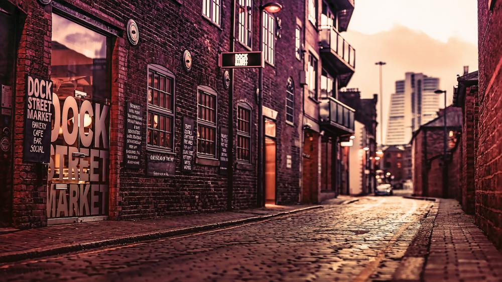 Dock Street Market (England) wallpaper