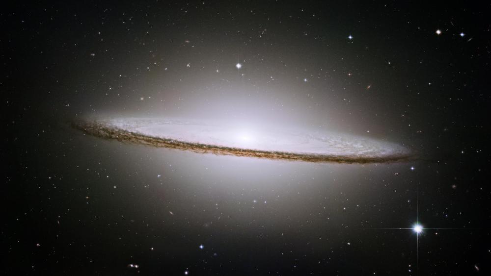 The Majestic Sombrero Galaxy (M104) wallpaper