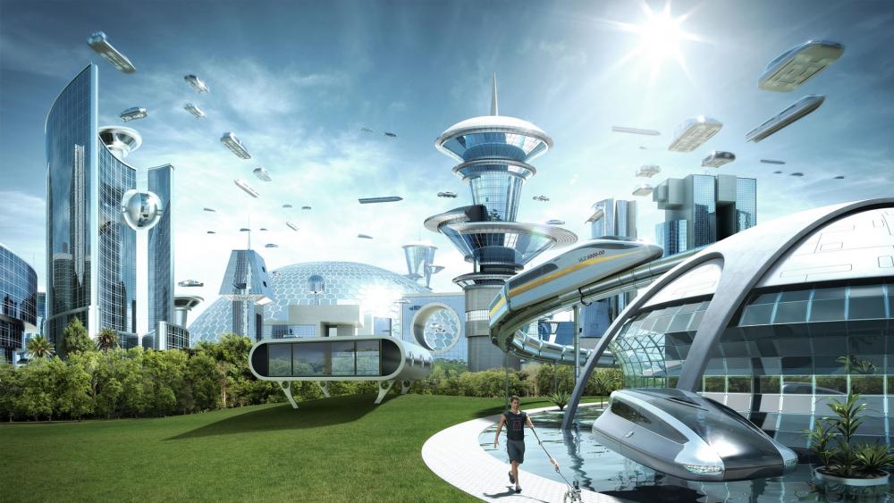Concept city wallpaper