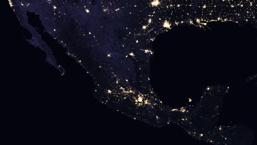 Night Lights of Mexico 2016 wallpaper