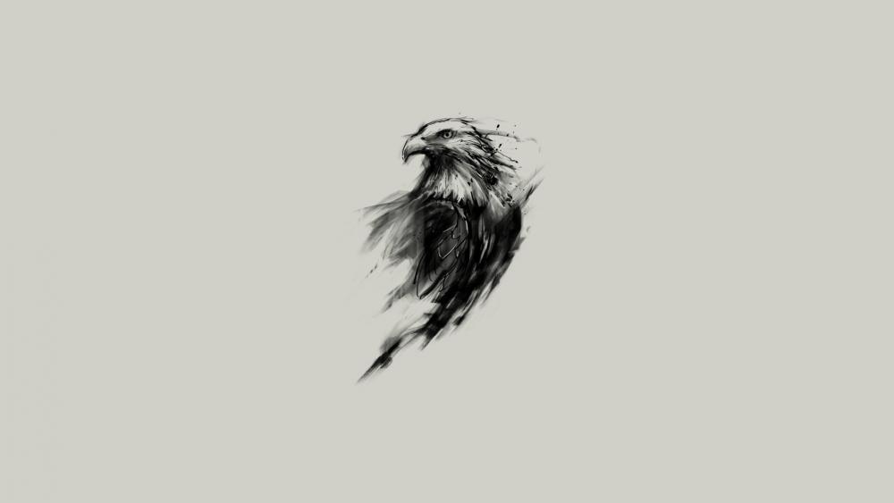 Eagle sketch wallpaper