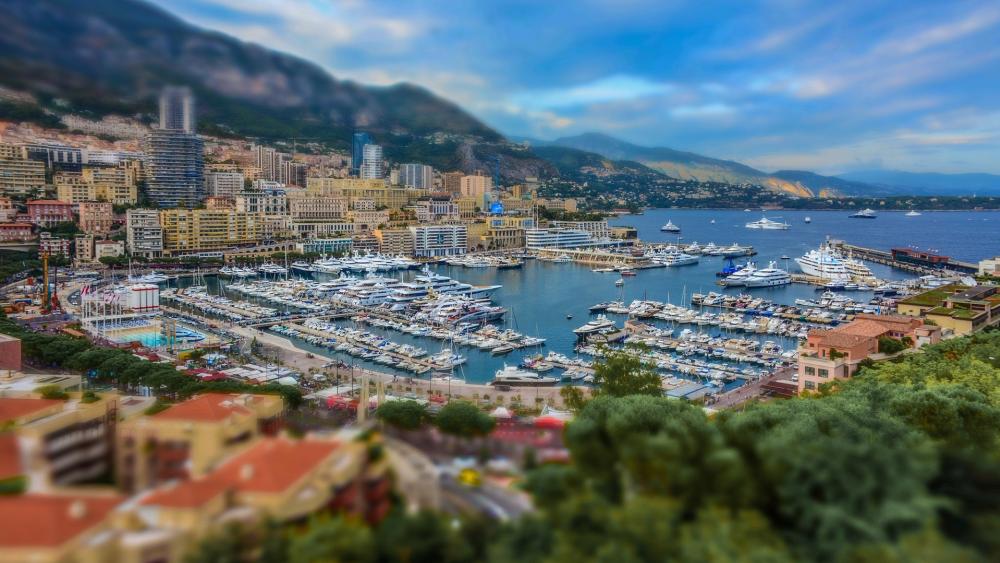 Monte-Carlo Tilt Shift Photo wallpaper