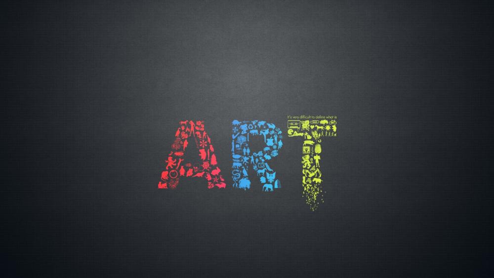ART Typography wallpaper