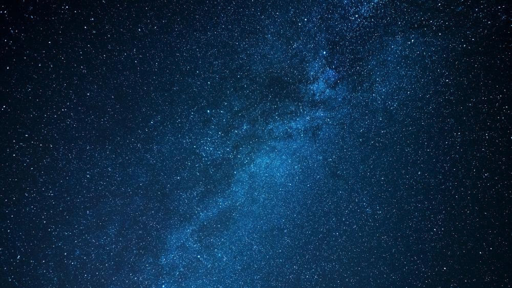 Milky way on the starry night sky wallpaper