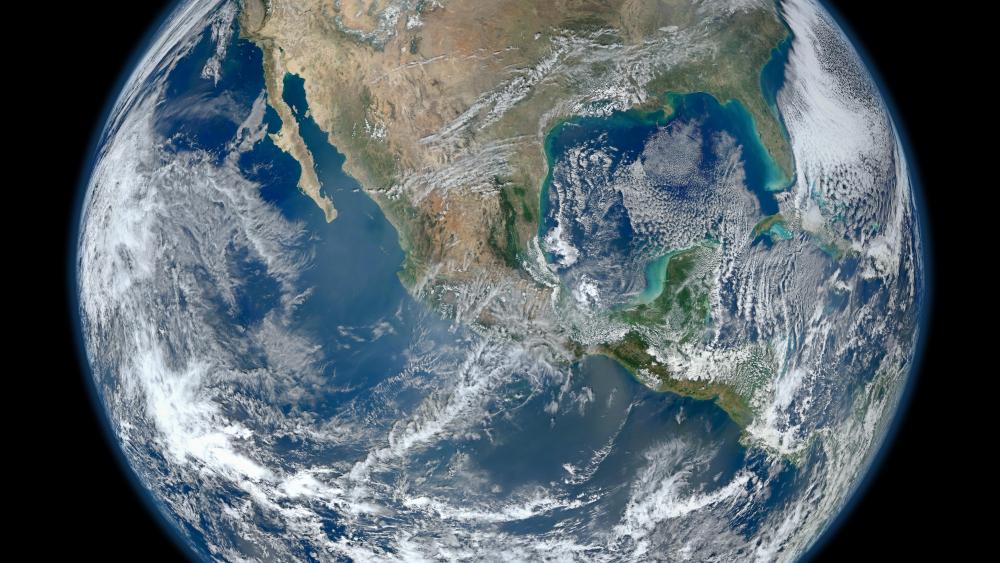 Blue Marble 2012 - Mexico wallpaper