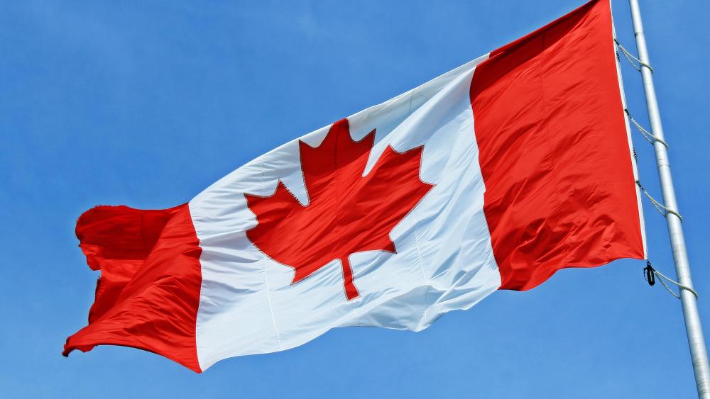 Canadian Flag on Canada Day wallpaper