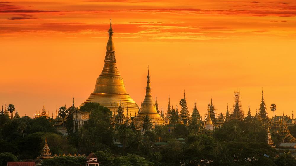 Shwedagon Pagoda, Myanmar wallpaper