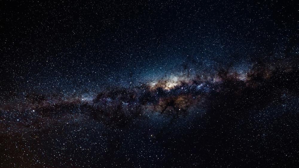 Milky way over Atacama Desert wallpaper