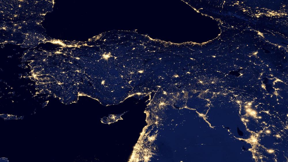 Night Lights of Turkey v2012 wallpaper