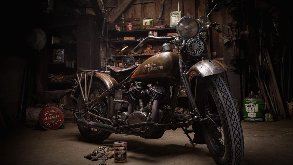 Old Harley-Davidson wallpaper