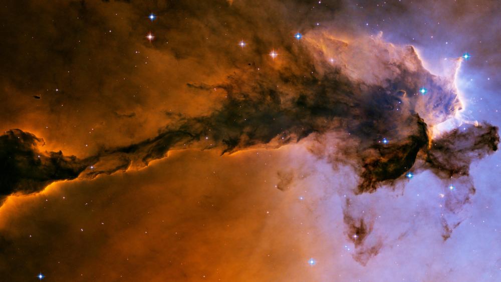 The Eagle has risen: stellar spire in the Eagle Nebula wallpaper