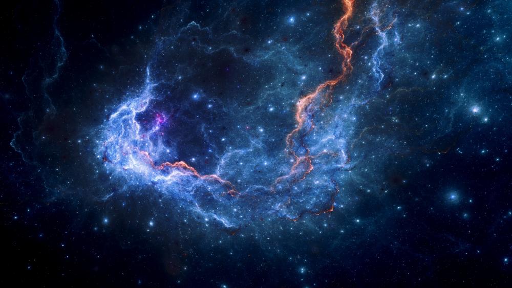 Starry universe wallpaper