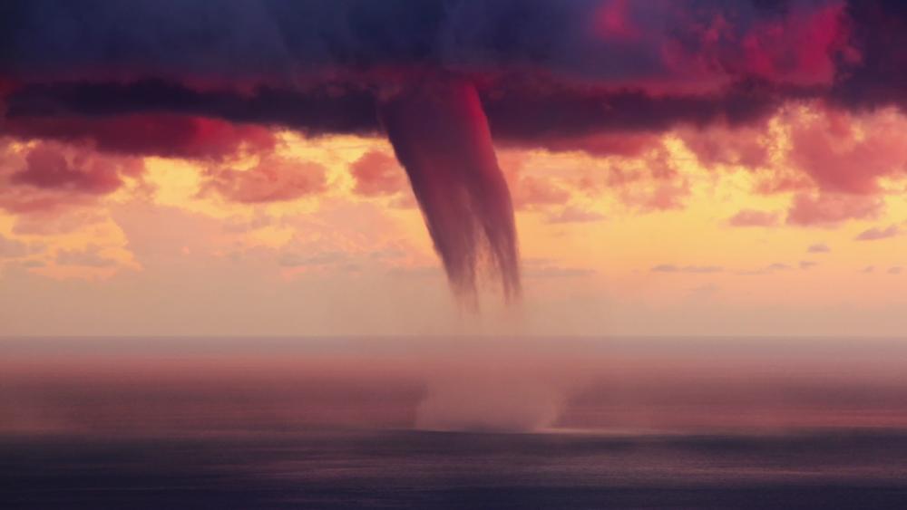 Waterspout wallpaper - backiee