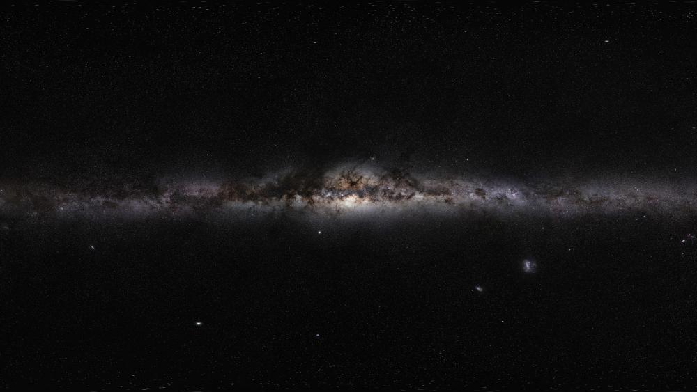 The Milky Way Panorama wallpaper