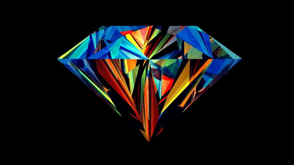 Colored Diamond wallpaper