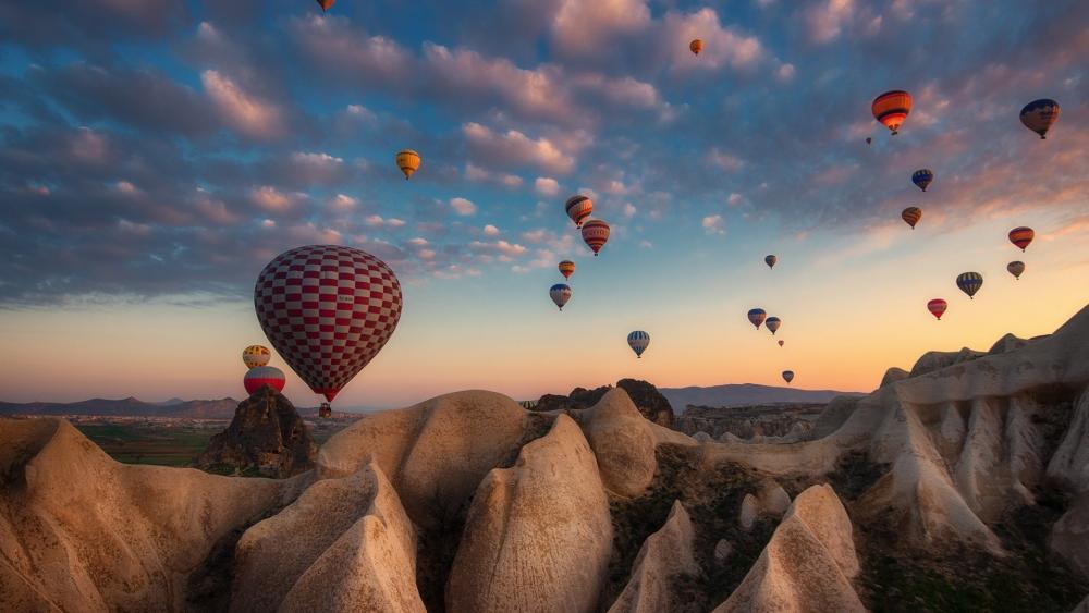 Cappadocia air balloons wallpaper