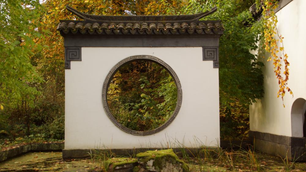 Chinesischer Garten wallpaper backiee