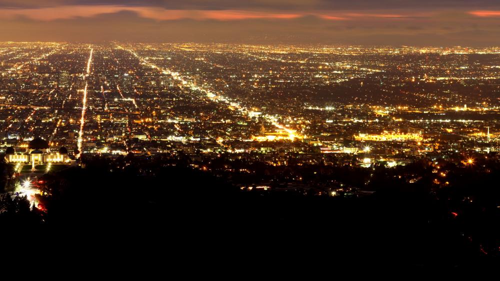 Los Angeles at Night wallpaper