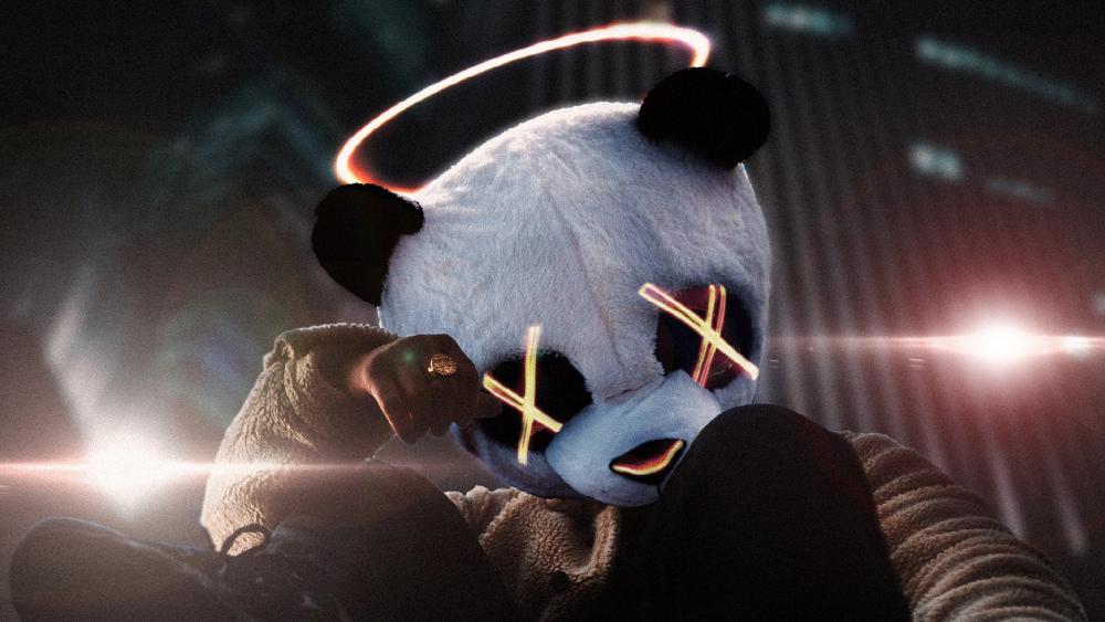 Panda In Style wallpaper