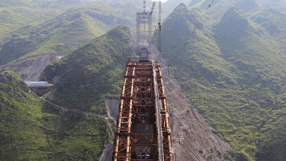 Qinglong Railway Bridge wallpaper
