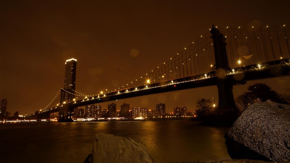 Manhattan Bridge wallpaper