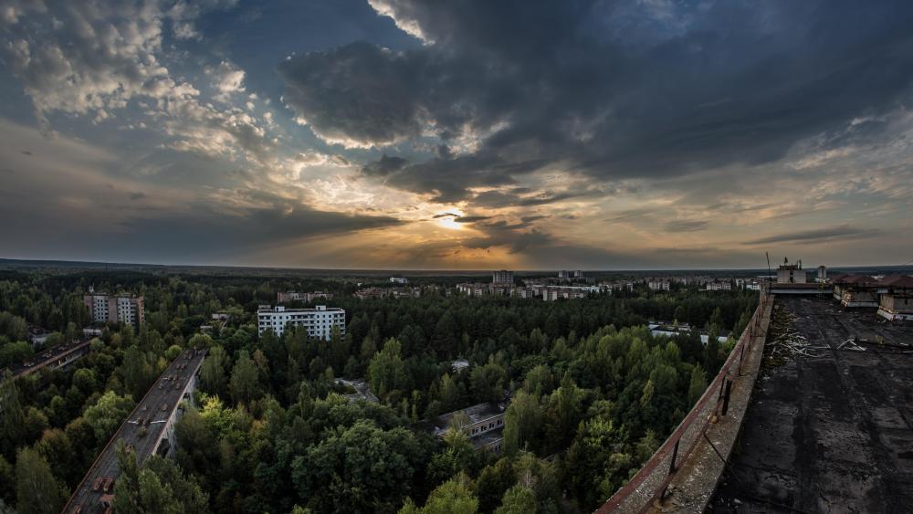 Pripyat panorama wallpaper