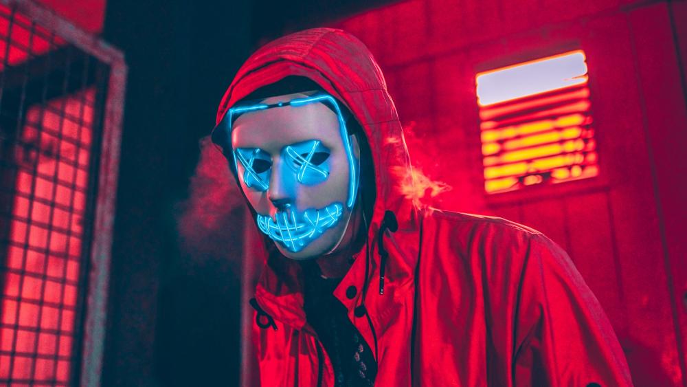 Neon Mask 2020 wallpaper