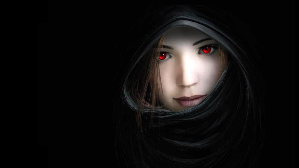 Women dark mouth wallpaper