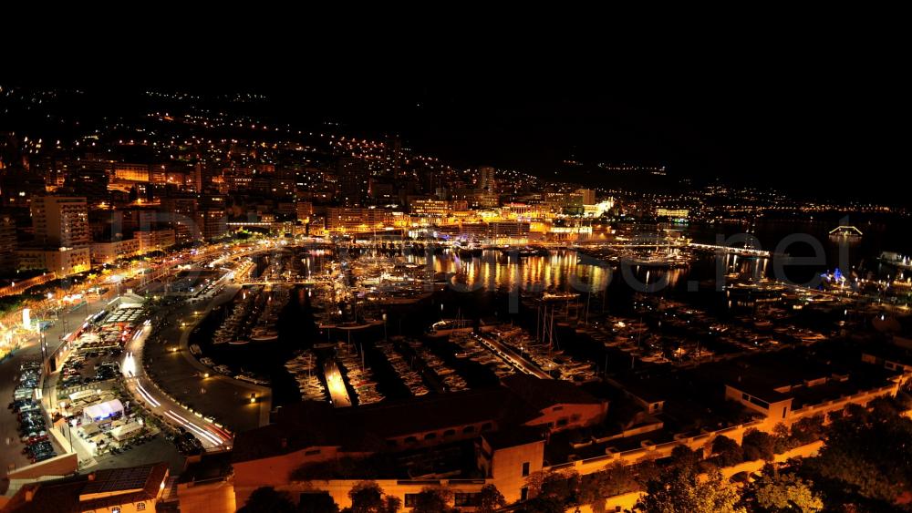 Monte Carlo - Monaco by night wallpaper
