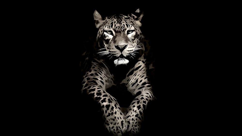 Paint jaguar wallpaper