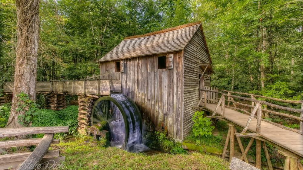 John P Cable Grist Mill wallpaper