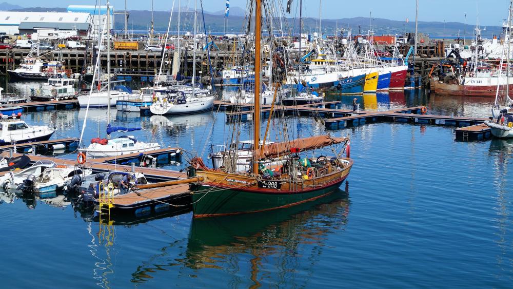 Hafen von Mallaig wallpaper