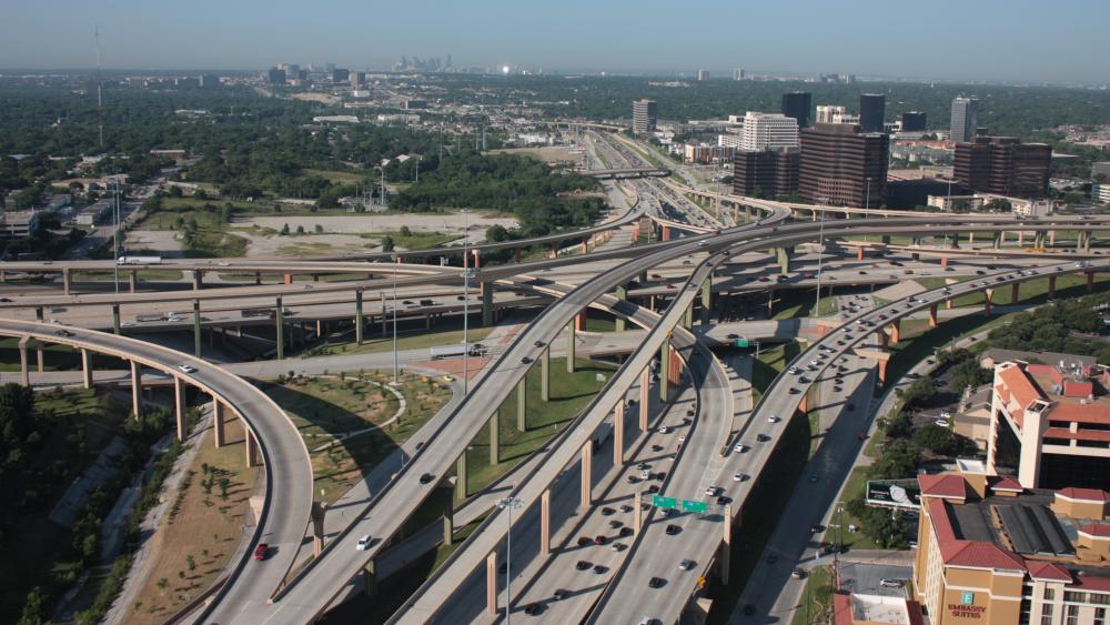 High Five Interchange in Dallas, TX wallpaper backiee