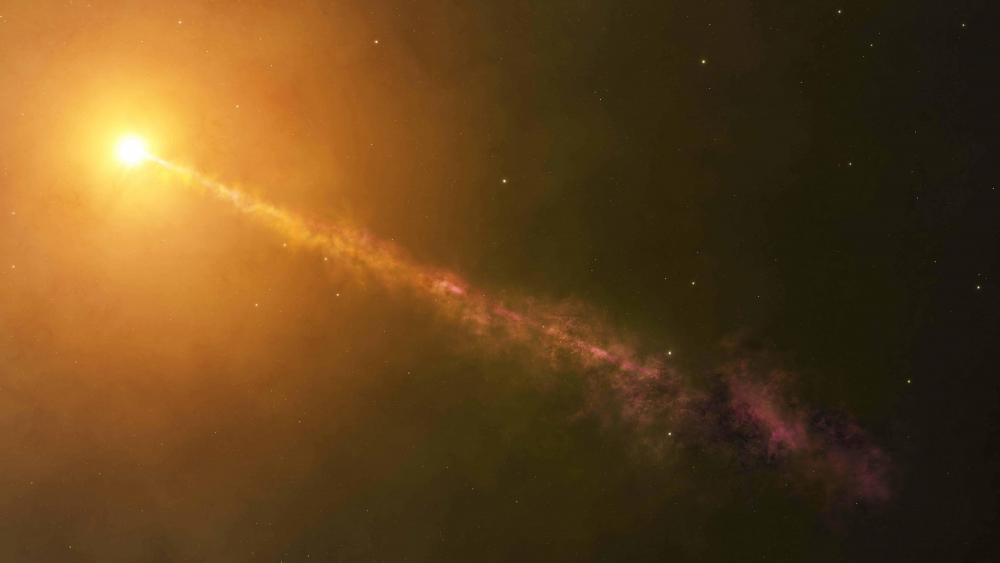 Supergiant elliptical galaxy wallpaper