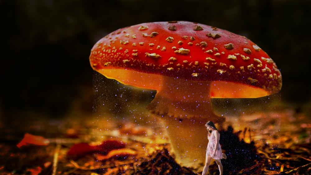 mushrooms wallpaper - backiee