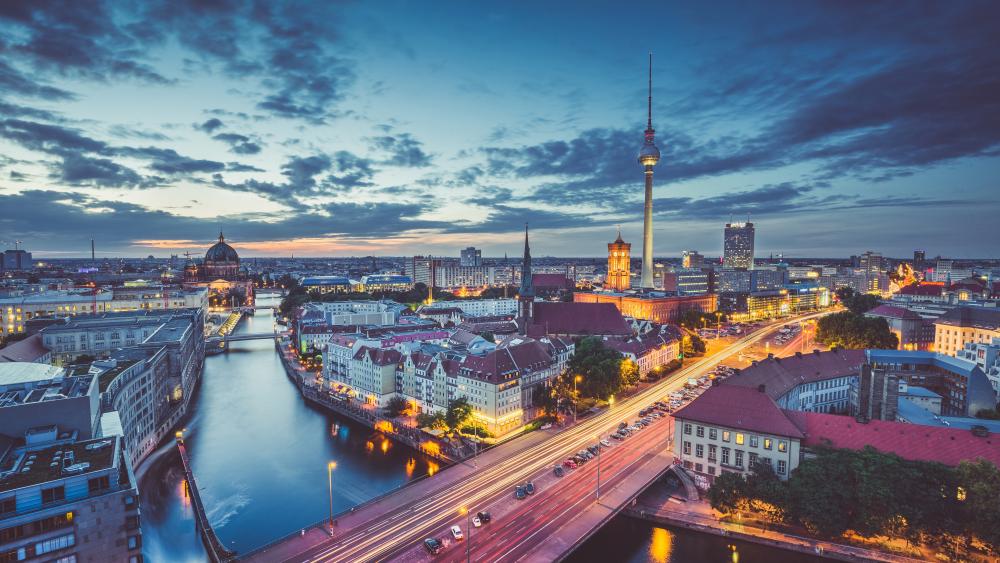 Berlin cityscape wallpaper