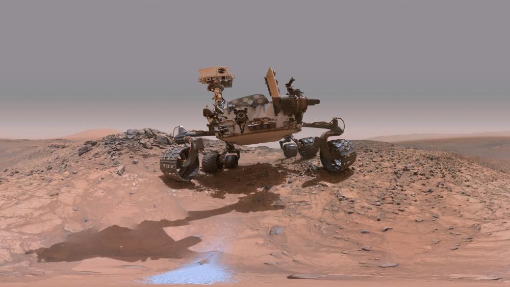 Curiosity on Mars wallpaper