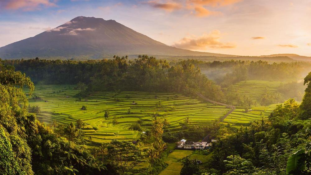 Sidemen valley, Rendang, Karangasem Regency, Bali, Indonesia wallpaper