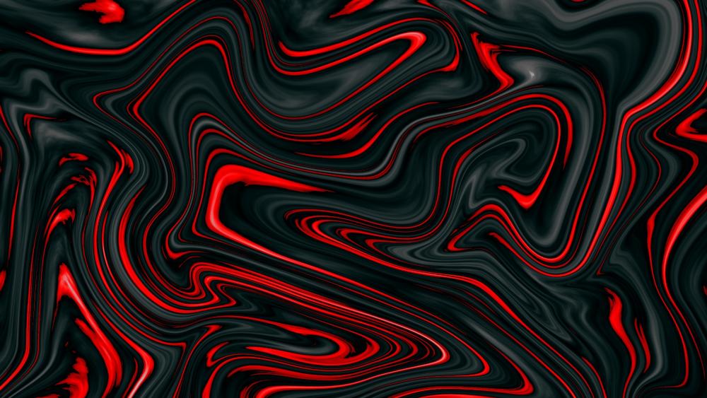 red swirls wallpaper