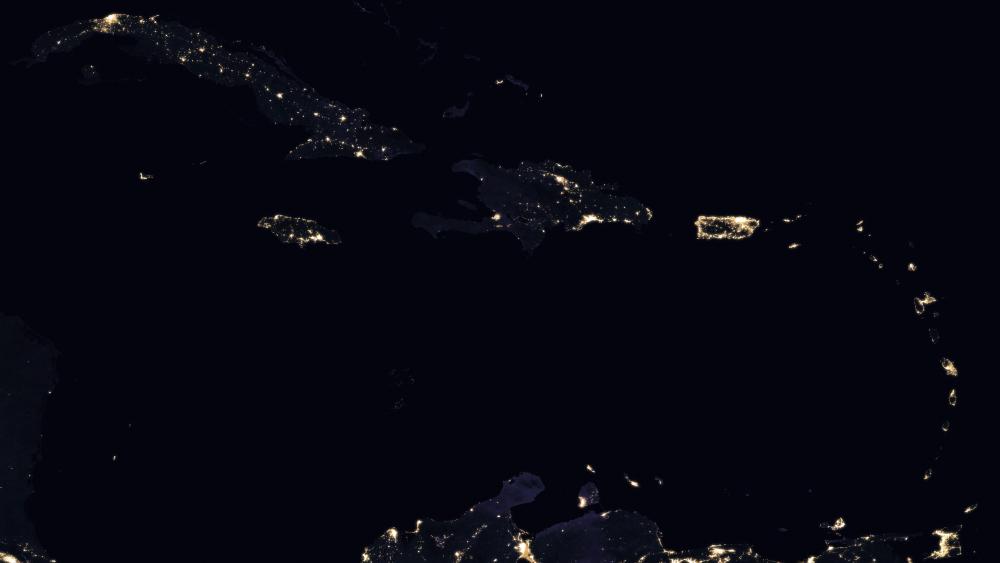 Caribbean Night Lights 2016 wallpaper